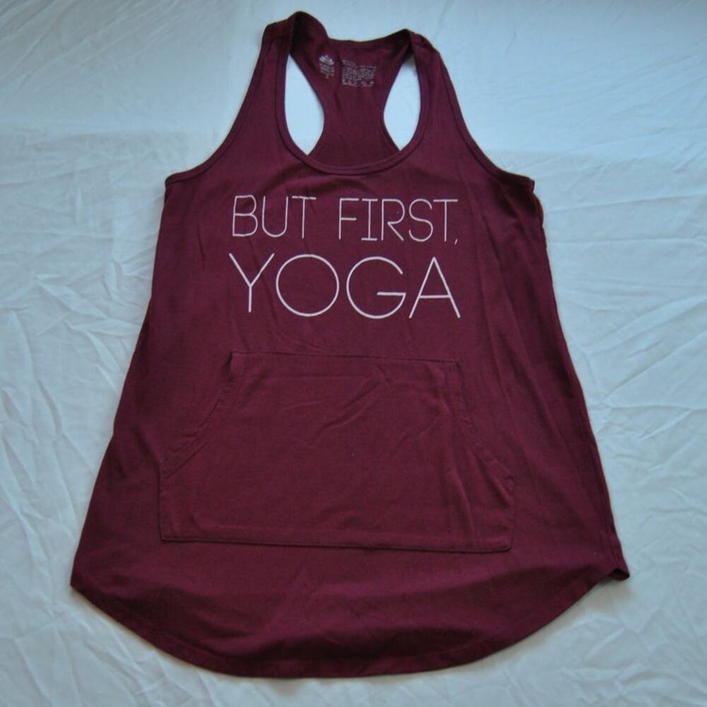 But First Yoga Tank Top Peaceful Warriors Small